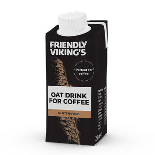 Friendly Viking's kaurajuoma kahviin gluteeniton 250 ml UHT