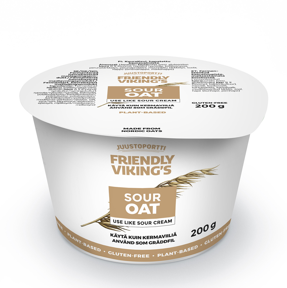 Juustoportti Friendly Viking's Sour Oat 200 g