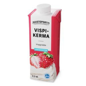 Juustoportti Vispikerma 3,3 dl UHT laktoositon