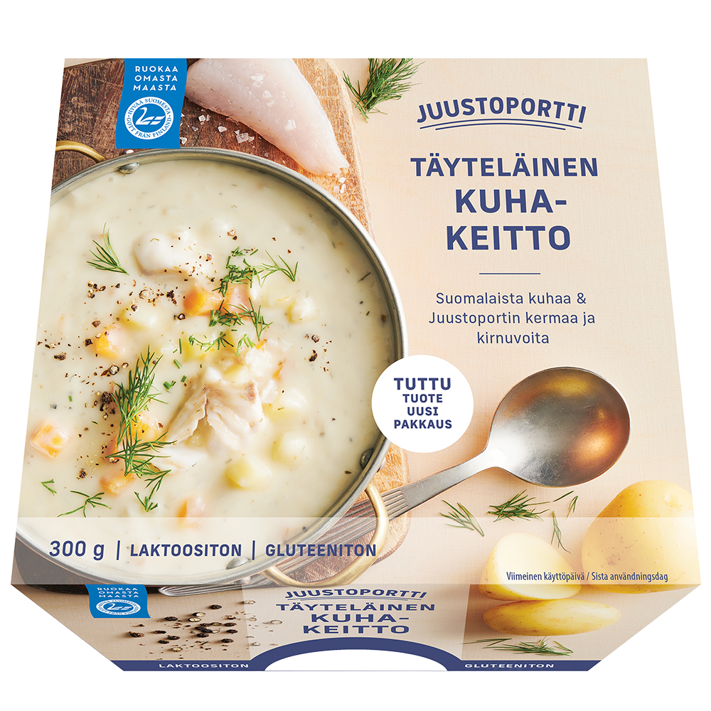 Juustoportti Täyteläinen kuhakeitto 300 g laktoositon gluteeniton