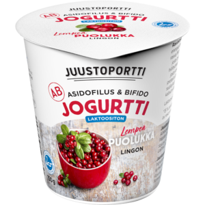 Juustoportti AB-jogurtti 150 g puolukka laktoositon