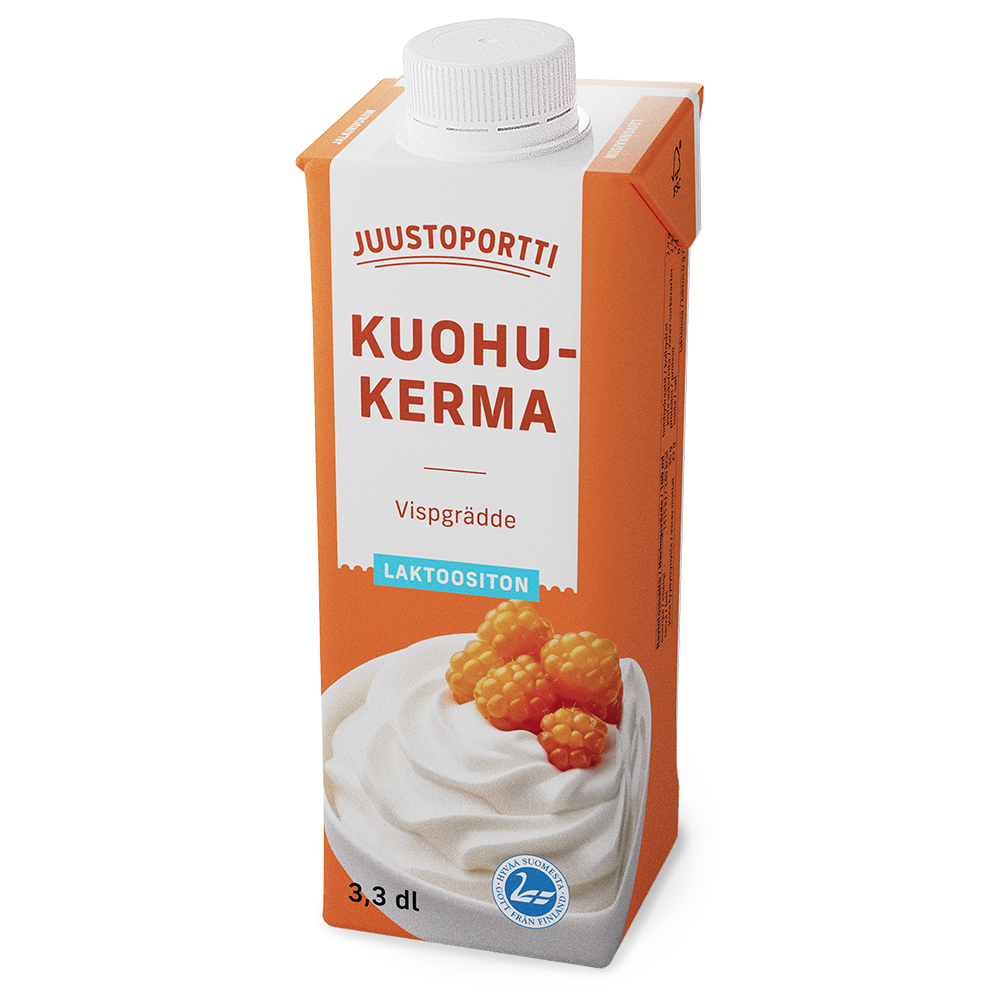 Juustoportti Kuohukerma 3,3 dl laktoositon