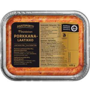 Juustoportti Perinteinen porkkanalaatikko 400 g laktoositon gluteeniton