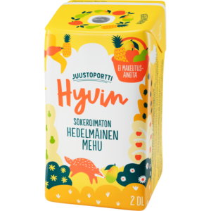Juustoportti Hyvin mehu 2 dl hedelmäinen