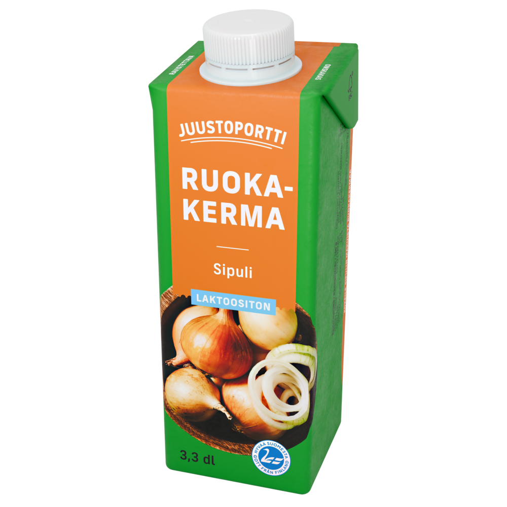 Juustoportti Ruokakerma 10 % 3,3 dl sipuli laktoositon