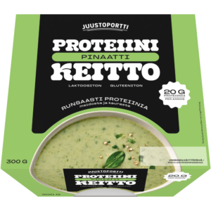 Juustoportti Proteiini-pinaattikeitto 300 g laktoositon gluteeniton