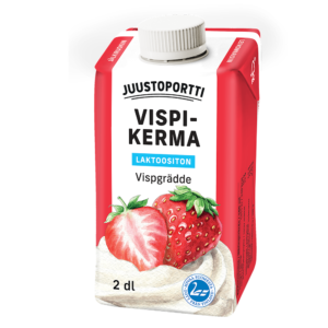 Juustoportti Vispikerma 2 dl laktoositon UHT