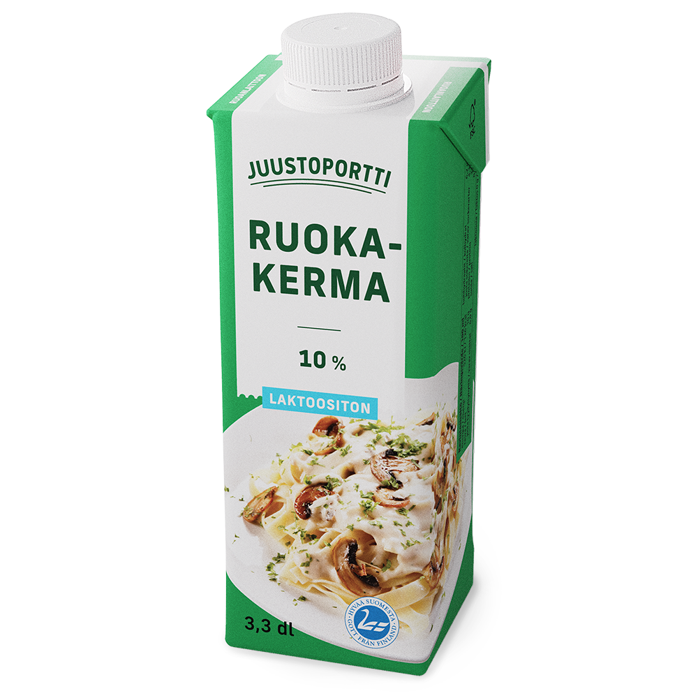 Juustoportti Ruokakerma 10 % 3,3 dl laktoositon