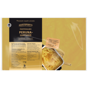 Juustoportti Paistovalmis perunalaatikko 1 kg laktoositon gluteeniton