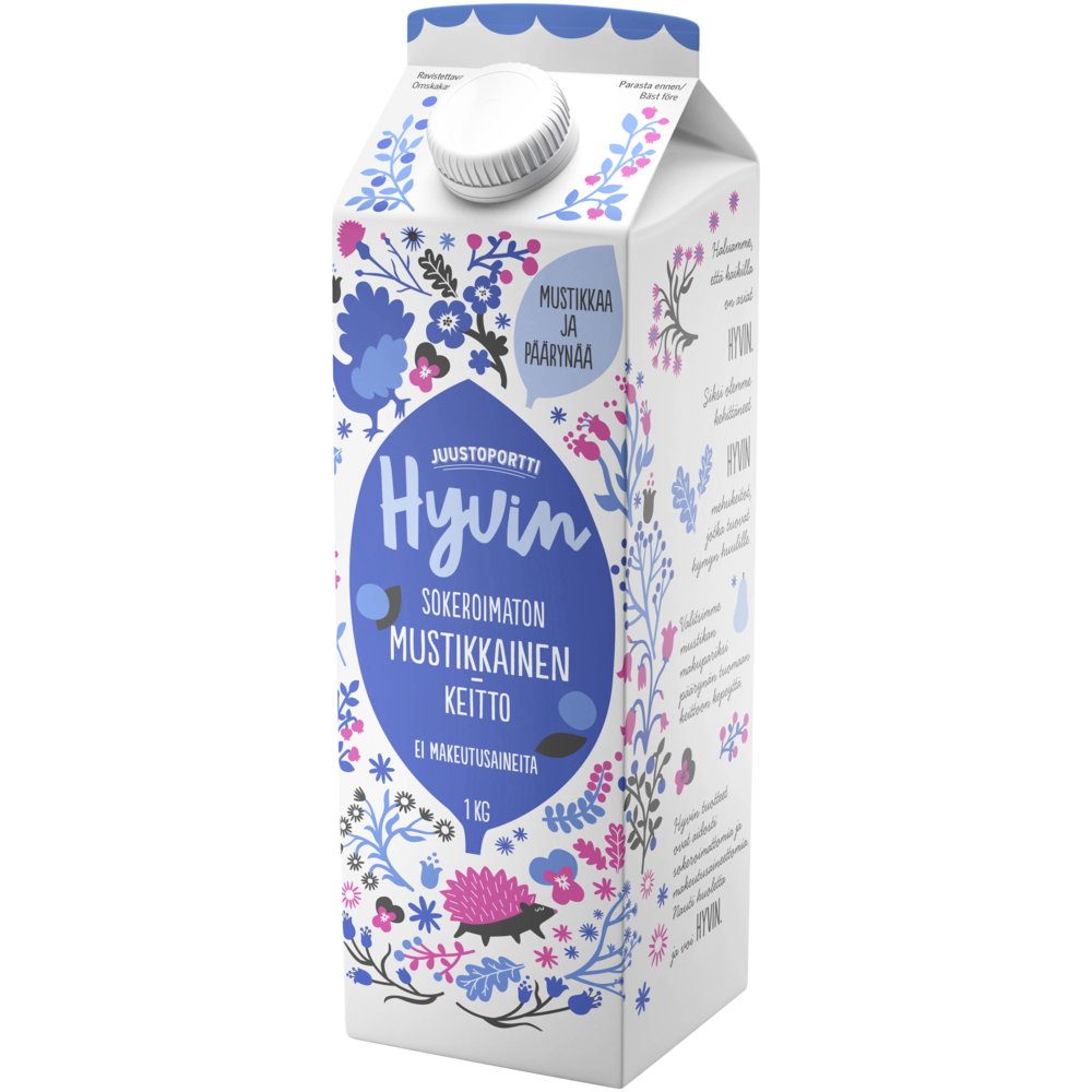 Juustoportti Hyvin sokeroimaton mustikkakeitto 1 kg