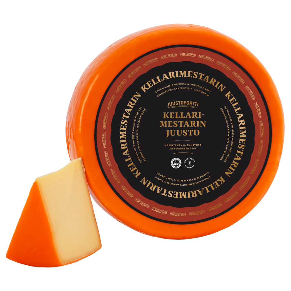 Juustoportti Kellarimestarin juusto noin 5 kg kiekko