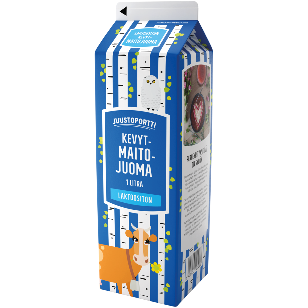 Juustoportti laktoositon kevytmaitojuoma 1 l