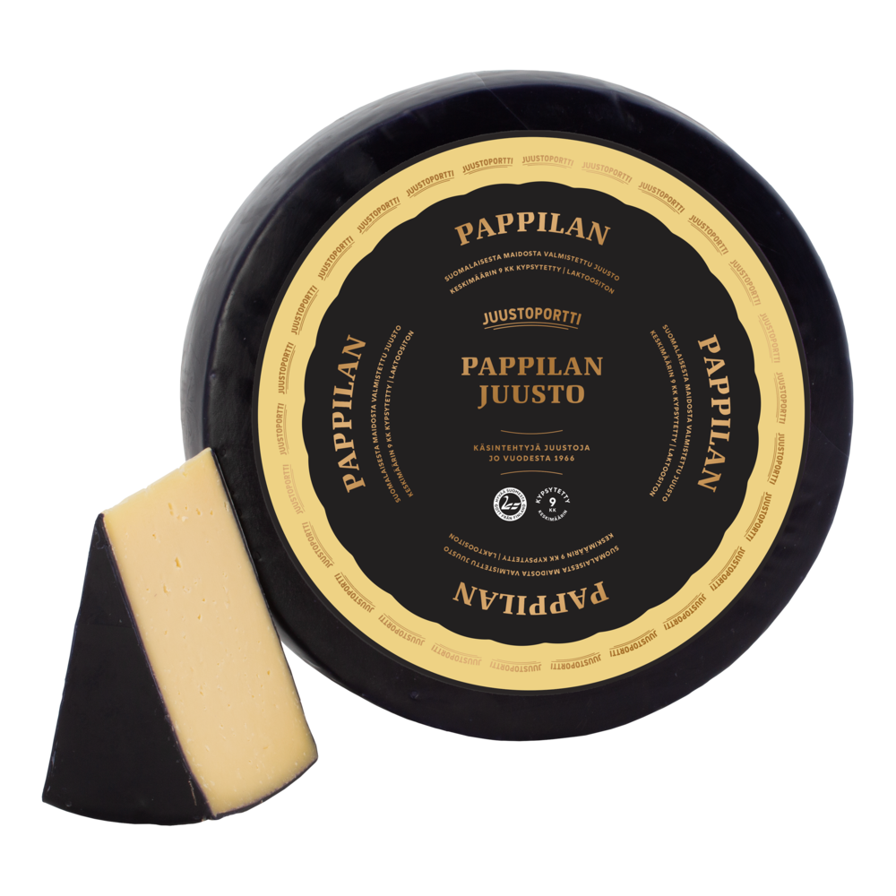 Juustoportti Pappilan juusto noin 5 kg kiekko