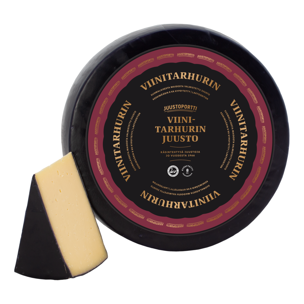 Juustoportti Viinitarhurin juusto noin 5 kg kiekko