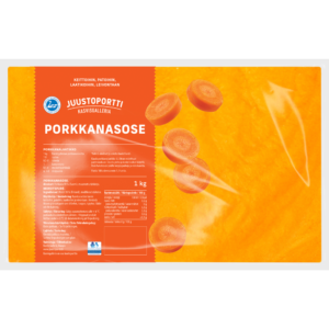 Juustoportti Kasvisgalleria Porkkanasose 1000 g